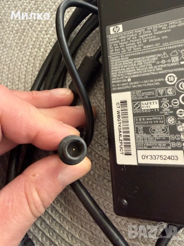 Оригинално зарядно за лаптоп HP, снимка 2 - Лаптоп аксесоари - 53754075
