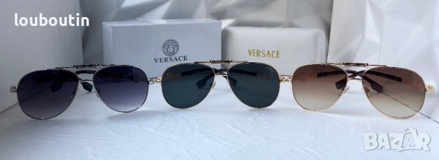 Versace VE2236 мъжки слънчеви очила авиатор унисекс дамски, снимка 15 - Слънчеви и диоптрични очила - 41939999