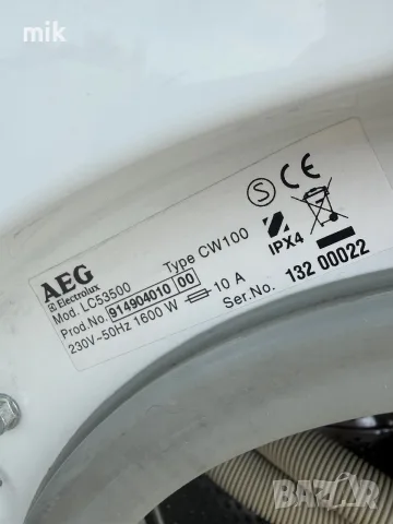 Мини - малка пералня AEG 4 кг Като Нова, снимка 3 - Перални - 56282314