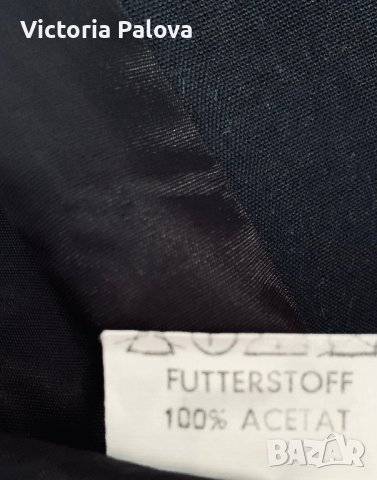 Черно ленено сако овърсайз, снимка 5 - Сака - 40453038