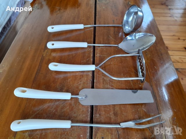 Стар комплект кухненски инструменти,прибори #6, снимка 4 - Антикварни и старинни предмети - 42157083