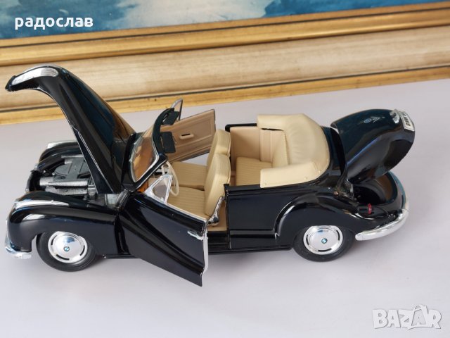   BMW 502 -1955- Maisto  1/18 МЕТАЛНА КОЛИЧКА, снимка 10 - Колекции - 35739020