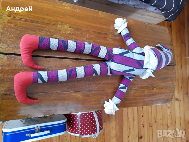 Стара кукла,клоун #7, снимка 6 - Антикварни и старинни предмети - 36072730