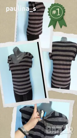 Четири различни блузи тип туника или тениска / унисайз , снимка 3 - Тениски - 33346637