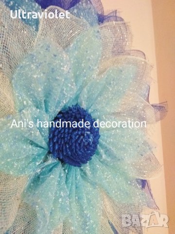 Венец от декоративна мрежа , снимка 10 - Декорация за дома - 39127138