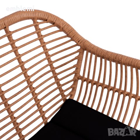 Стол трапезен Allegra HM5450 Кафяв, снимка 7 - Столове - 44275252