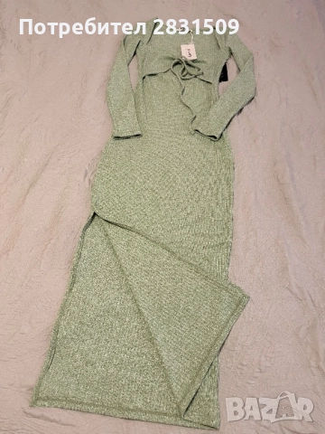 Плетена Рокля NaKd - XS Нова с етикет, снимка 8 - Рокли - 52287470