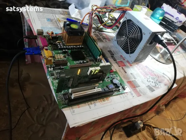 Дънна платка Wincor Nixdorf SCENIC 651/661 Socket 370 CPU+FAN+RAM, снимка 8 - Дънни платки - 48322328