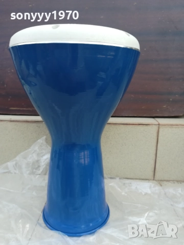 BLUE BASS-СИНЯ ГОЛЯМА ТАРАМБУКА ОТ СИРИЯ 41Х26СМ 2808251200, снимка 6 - Ударни инструменти - 51520958