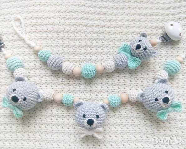 Бебешка дрънкалка или клипс за биберон  , снимка 8 - Други - 51173299