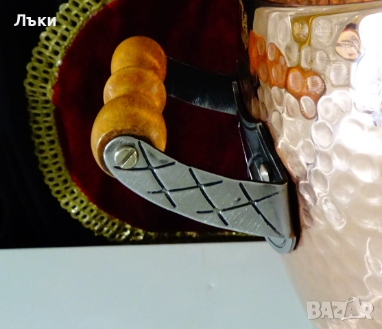 Медна тенджера 6 л.,1кг.,чиста червена мед. , снимка 6 - Антикварни и старинни предмети - 52587280