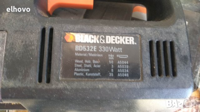 Прободен трион BLACK&DECKER BD532E, снимка 4 - Други инструменти - 39017278