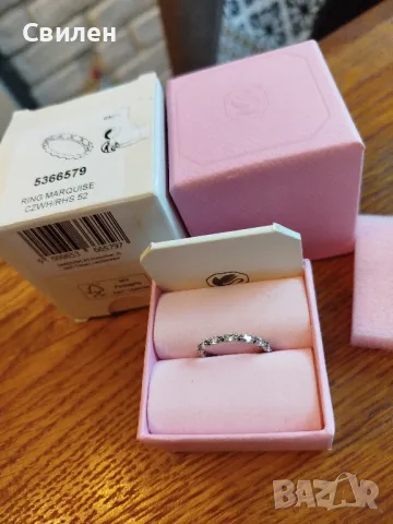 Дамски пръстен Swarovski Marquise , снимка 2 - Пръстени - 49791159