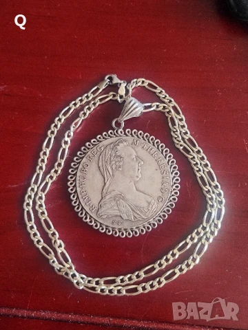 сребърен медальон 1 телер