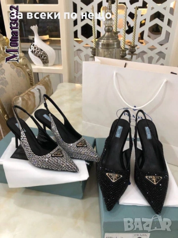 Prada Дамска Чанта С Кристали Прада - 2 Цвята Код SK601, снимка 4 - Чанти - 53092188