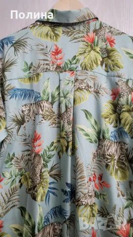 Сатенена риза рокля Zara XS, снимка 4 - Ризи - 47398184