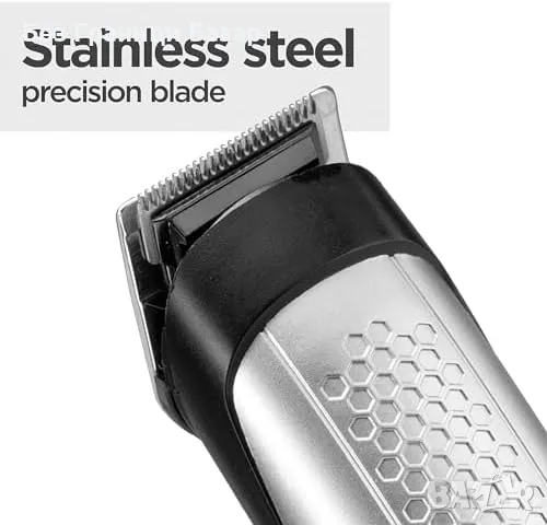Нов BaByliss Комплект за Мъже, Тример за Брада и Нос, Водоустойчив, снимка 8 - Машинки за подстригване - 47826154