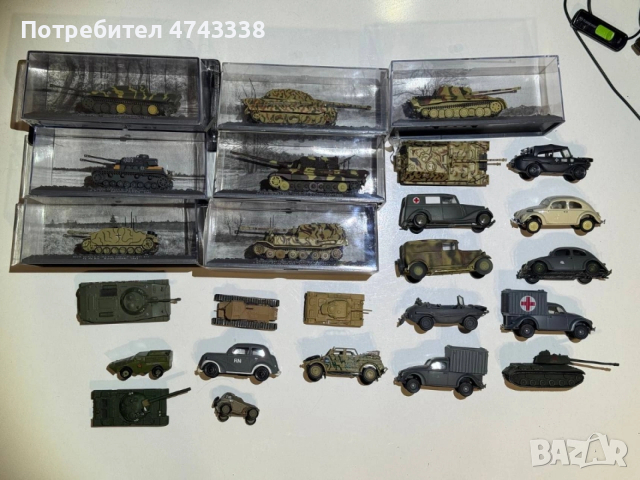 1:87 1:43 1:72 1:35  военни мащабни модели на танкове и автомобили , снимка 2 - Колекции - 53563604