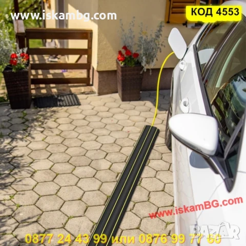 Долно уплътнение за гаражна врата с улеи за кабели - КОД 4553, снимка 7 - Гаражни врати - 50788564