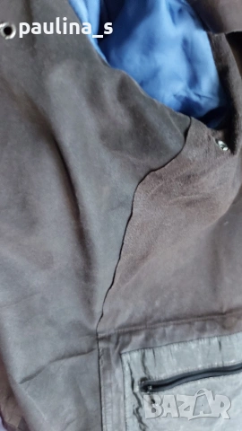 Винтидж / "Tommy Hilfiger" / Мъжко яке от естествена кожа , снимка 11 - Якета - 53265458