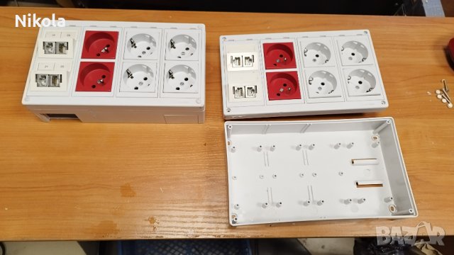 Конзоли с контакти и R&M - FTP розетки 6 и 8бр Cimabox, снимка 15 - Ключове, контакти, щепсели - 44424866