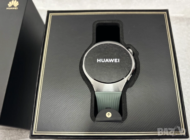 Като нов! Дамски Смарт Часовник HUAWEI Watch 5, 42 мм, Stainless Steel Case with Light Green, снимка 6 - Смарт часовници - 52412858