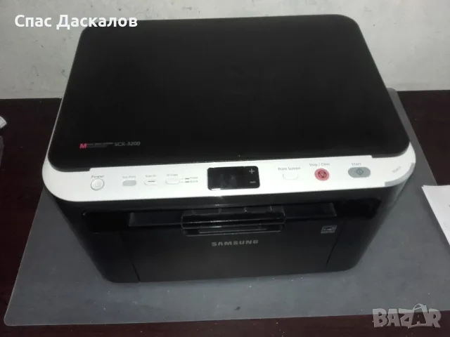 Отличен!!! Лазерен принтер, скенер и копир 3 в 1 Samsung SCX 3200, снимка 4 - Принтери, копири, скенери - 55776264