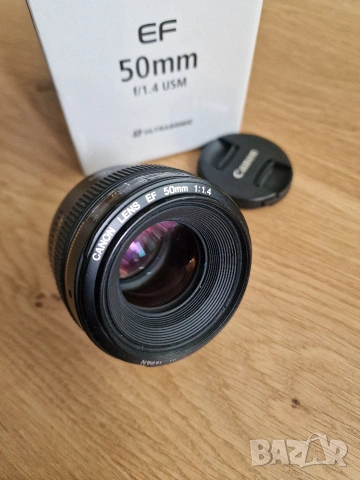 НЕ Работещ Canon EF 50mm f/1.4 USM, снимка 6 - Обективи и филтри - 53244401