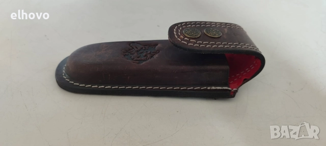 Кожен калъф за джобно ножче №4, снимка 6 - Оборудване и аксесоари за оръжия - 25675544