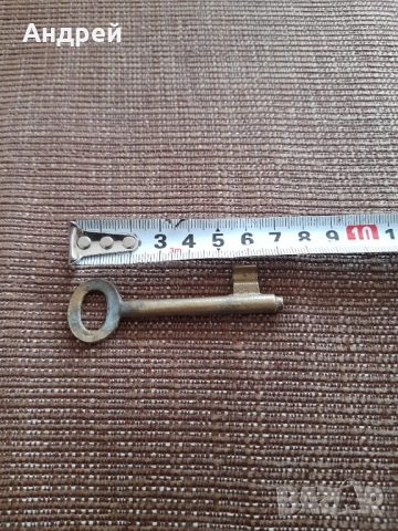 Стар метален ключ #14, снимка 2 - Колекции - 52630092