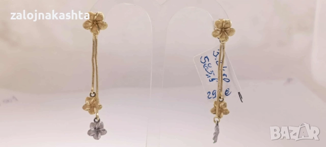 Златни обеци-3,24гр/14кр, снимка 2 - Обеци - 52128355