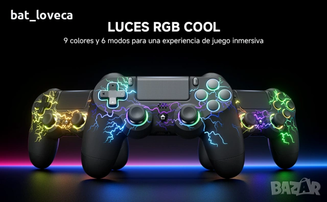 ECHTPower P03 безжичен контролер за ps4 и PS, снимка 2 - Игри за PlayStation - 53687629