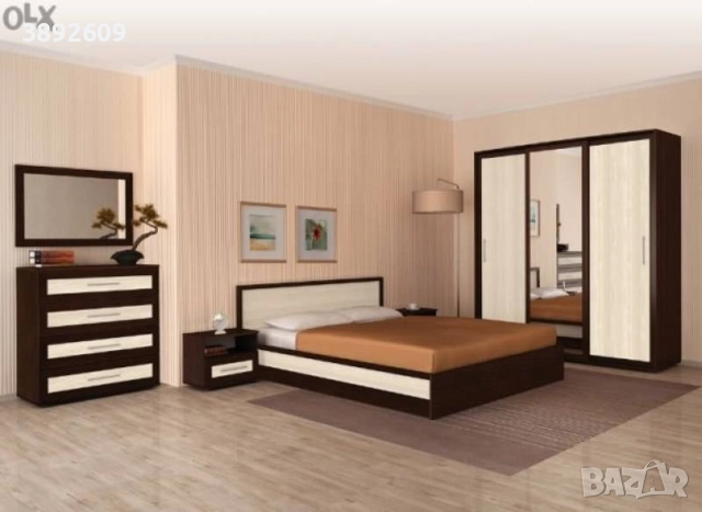 Промоция! Спалня с място за съхранение на багаж, снимка 2 - Спални и легла - 51985767