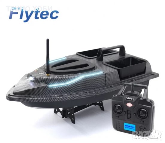 Лодка за захранка карбонова с 40 точков и автопилотGPS-V900,Сонар,зарядно за кола,допълнителни перки, снимка 11 - Такъми - 39737516