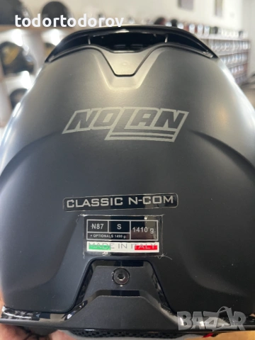 TОП ЦЕНА Мото каска за мотор NOLAN N87 BLANK,S 55-56,като нова,плака 232.74 лв. / 119 €, снимка 6 - Аксесоари и консумативи - 53669942