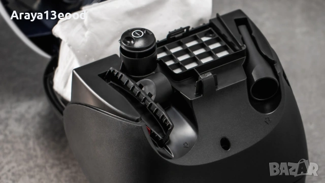 Прахосмукачка с торбичка Siemens Synchropower VS06WH1T, 850 W, бяла, снимка 5 - Прахосмукачки - 53856014