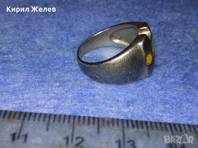 АЖУРЕН СКЪПОЦЕНЕН СРЕБЪРЕН ПРЪСТЕН ОКСИДИРАНО СРЕБРО 925 с ЮВЕЛИРНО ФАСЕТИРАН ЦИТРИН 43807, снимка 9 - Пръстени - 44664249