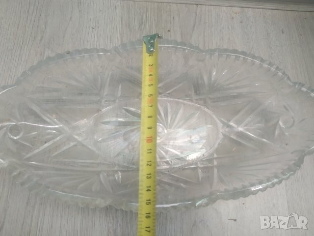 стъклена,кристална купа, снимка 3 - Други ценни предмети - 39112056