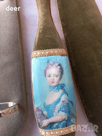 Старинна закачалка с четка , снимка 4 - Други стоки за дома - 41853039