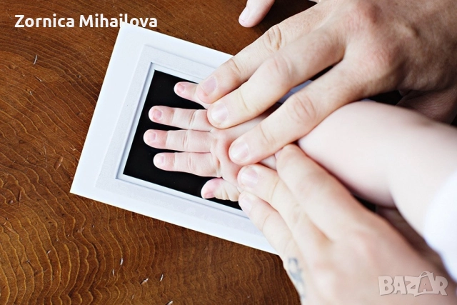 Комплект за правене на отпечатъци на бебешки крачета или ръчички., снимка 2 - Други - 47855794