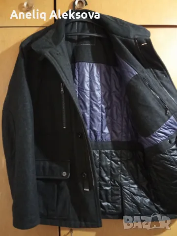 Продавам оригинално марково зимно палто HUGO BOSS размер XL, снимка 3 - Палта - 49026451