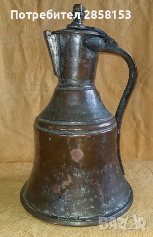 Стар Османски меден съд , снимка 2 - Антикварни и старинни предмети - 48437149