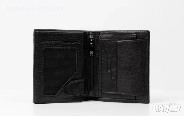 Мъжки портфейл с Rfid защита от естествена кожа, снимка 4 - Портфейли, портмонета - 52620430