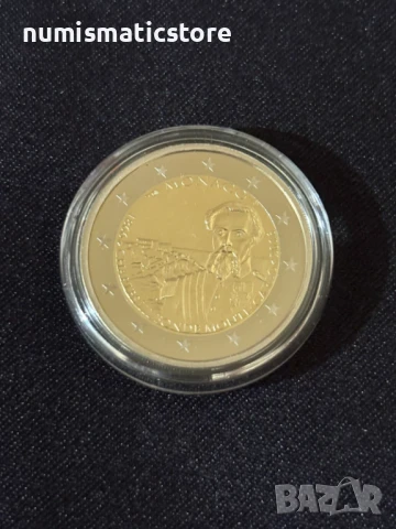 Монако 2016 – 2 евро - 150 години от основаването на Монте Карло PROOF, снимка 4 - Нумизматика и бонистика - 50865695