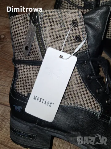 Намалена цена  26лв н.39 MUSTANG дамски боти, снимка 4 - Дамски боти - 48557896