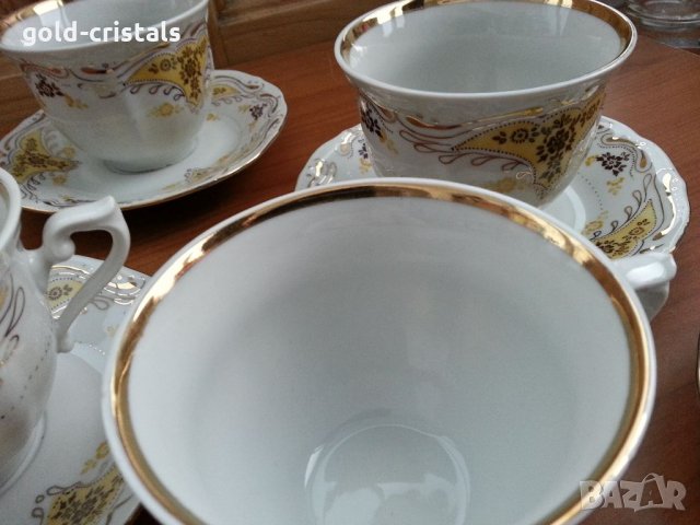 Стар български порцелан чаши за чай, снимка 7 - Сервизи - 34729425