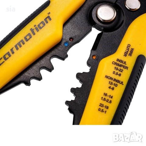 Кримпващи клещи в комплект с кабелни обувки, снимка 4 - Аксесоари и консумативи - 40396720