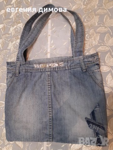 Дънкови чанти ръчна изработка.., снимка 14 - Чанти - 40578162