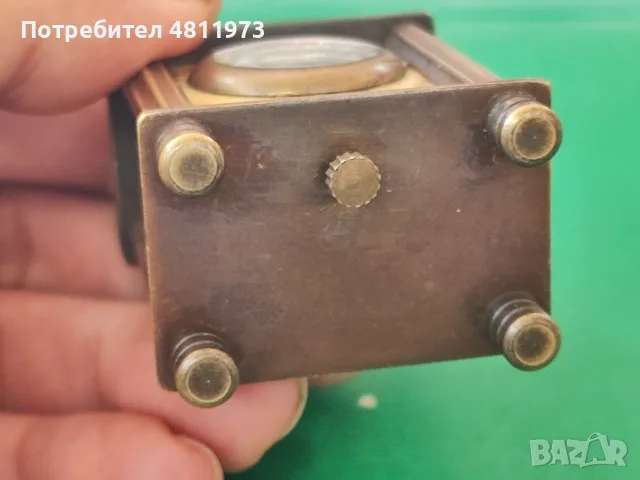 Малък механичен настолен часовник омега omega, снимка 8 - Мъжки - 55975550