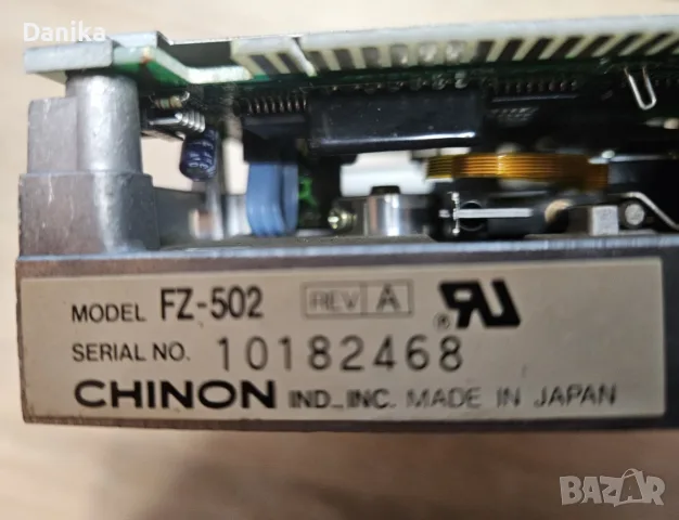 Флопи Chinon FZ-502 5.25 инча 360K за Правец 16 и IBM PC XT - тествано и работи, снимка 2 - Други - 55867681